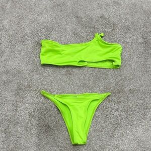 SHEIN Neon Green Bikini Set